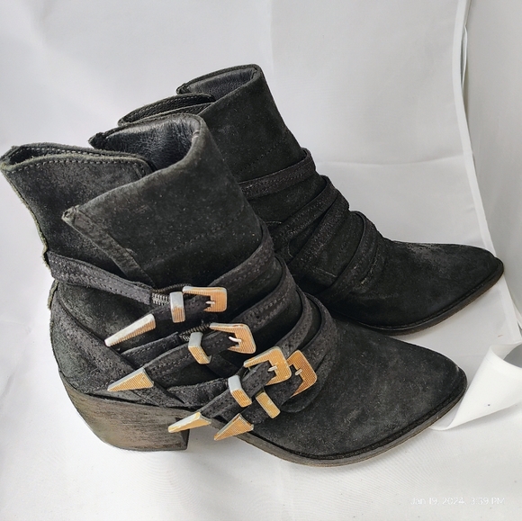NWOT Free People Mason Western Booties Boots sz 6.5 - Picture 4 of 6